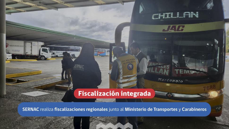 Fiscalización buses interurbanos en regiones