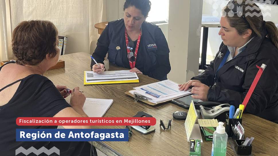 Antofagasta: Fiscalización a operadores turísticos en Mejillones