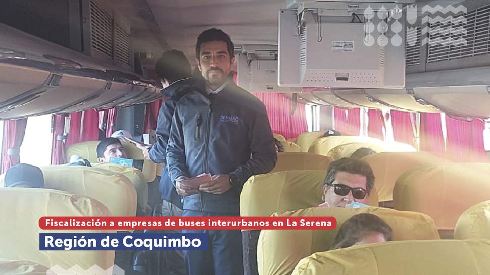 Coquimbo: Fiscalización a buses interurbanos en terminal de La Serena