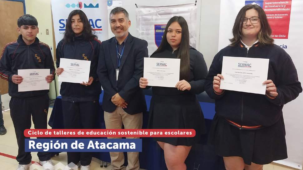 Atacama: Finaliza ciclo de talleres de educación sostenible para escolares