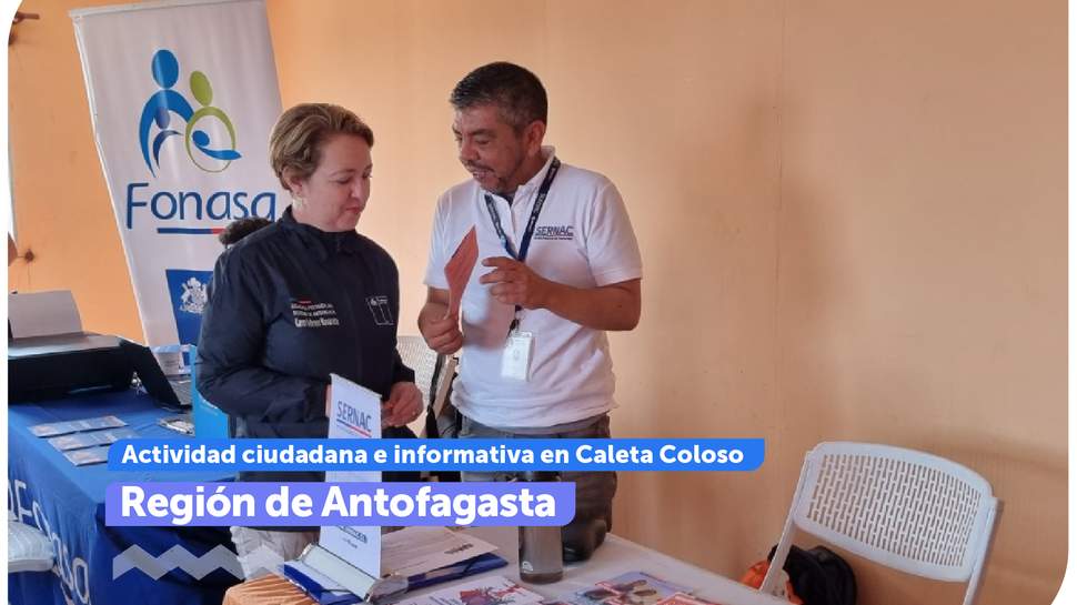 Antofagasta: Actividad ciudadana e informativa en Caleta Coloso