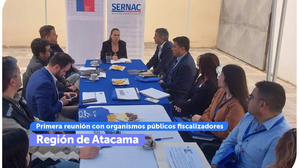 Atacama: Primera reunión con organismos públicos fiscalizadores en materias de consumo