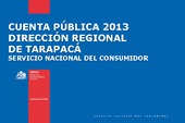 CUENTA PUBLICA SERNAC TARAPACA &#8211; GESTION 2013