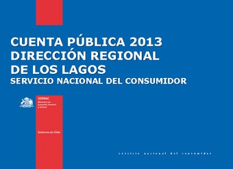 Cuenta Publica Sernac Los Lagos &#8211; gestion 2013