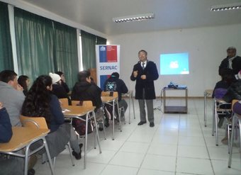 charla sernac ohiggins en Liceo Coltauco 3