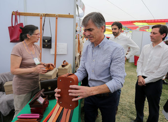 Ministro de Economía, José Ramón Valente, en Feria SERCOTEC.