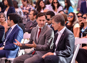 Director del SERNAC, Lucas Del Villar, junto al Ministro de Economía, José Ramón Valente, dan el puntapié inicial al Nuevo SERNAC.