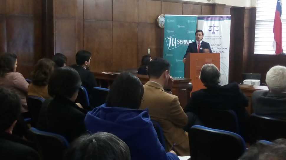 SERNAC organiza seminario en conjunto con jueces y funcionarios de Juzgados de Policía Local en Chillán