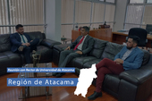 Atacama: Director Regional se reunió con rector de la Universidad de Atacama