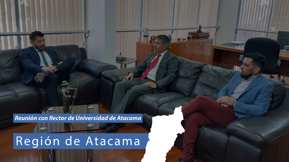 Atacama: Director Regional se reunió con rector de la Universidad de Atacama