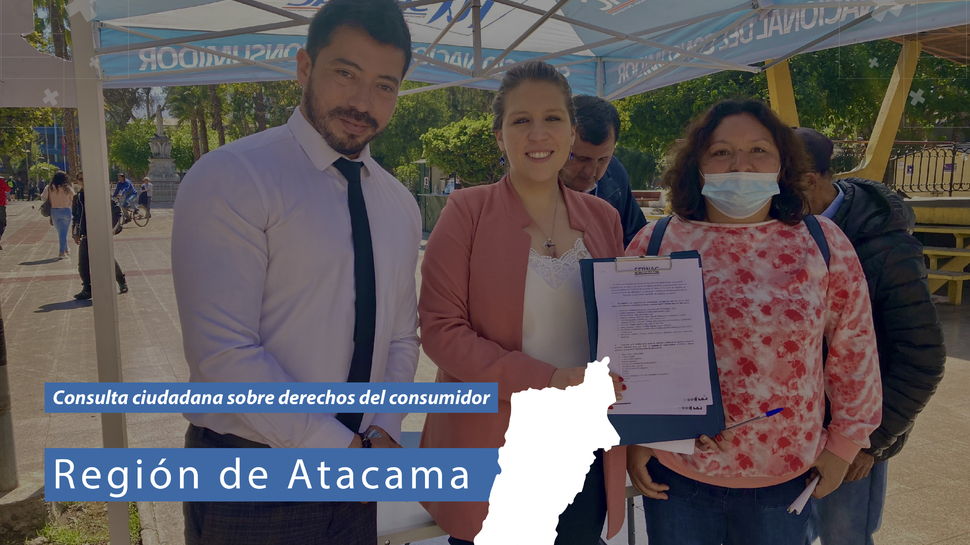 Atacama: SEREMI de Economía y SERNAC lanzan consulta ciudadana sobre derechos en materia de consumo