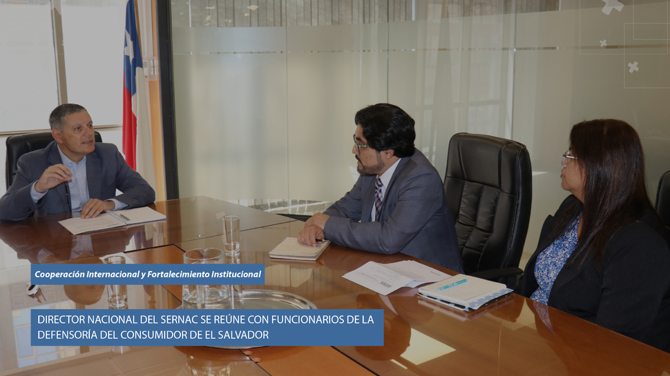 Director Nacional se reúne con funcionarios de la Defensoría del Consumidor de El Salvador
