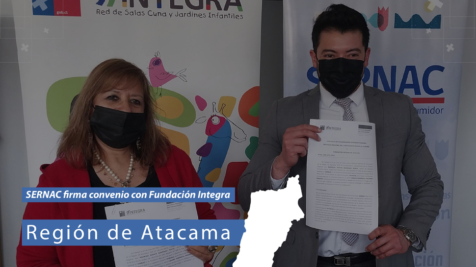 Atacama: Se firma convenio de cooperación con la Fundación Integra