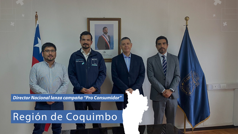 Coquimbo: Director Nacional lanza campaña Pro Consumidor en su visita a la región