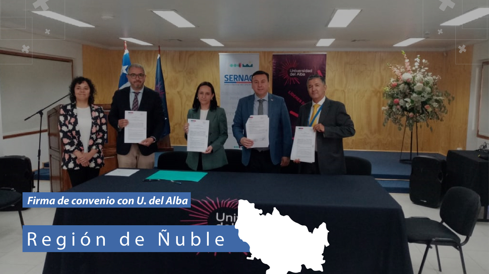 Ñuble: Firma convenio de colaboración con la Universidad del Alba