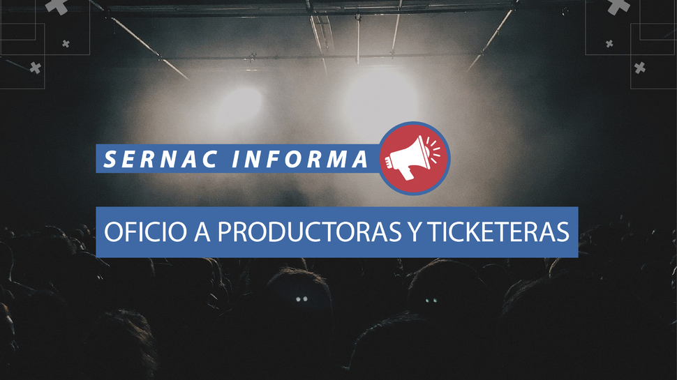El SERNAC ofició a productoras y ticketeras por conciertos 2023