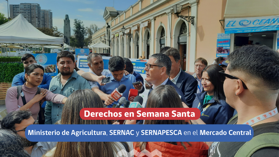 Autoridades visitan Mercado Central previo a Semana Santa