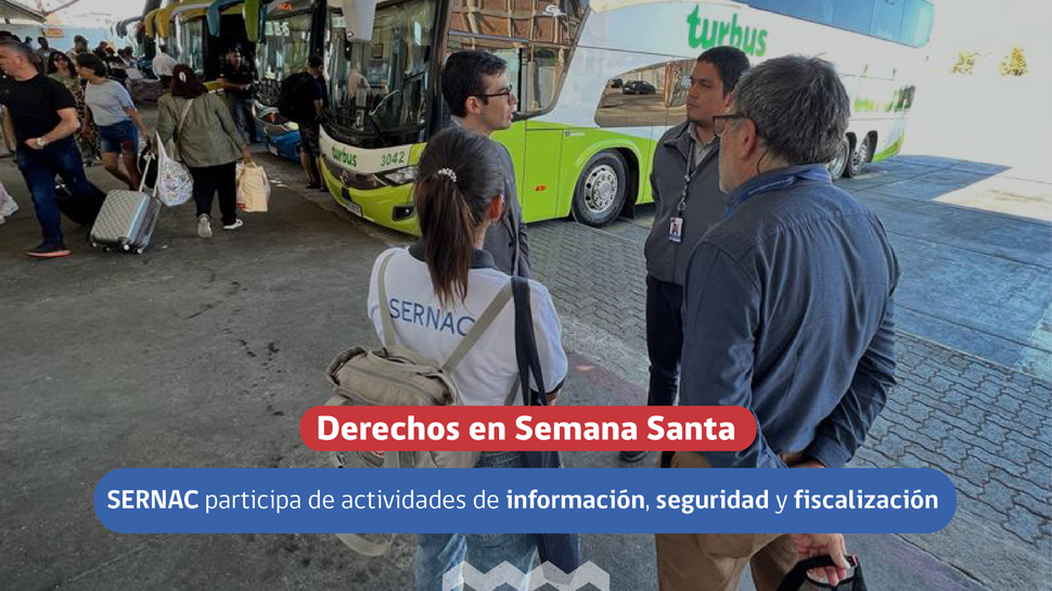 Actividades de información, seguridad en el consumo y fiscalización previo de Semana Santa