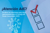 ¡Atención AdC! Se abre la votación para elegir al miembro del Consejo de Fondo Concursable