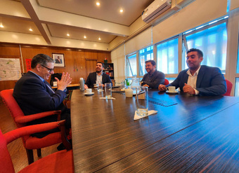 Director Nacional, Andrés Herrera, junto al Delegado Presidencial de Tarapacá, Daniel Quinteros; el Seremi de Economía, Jorge Julio; y el Director (S) del SERNAC de Tarapacá, Rodrigo Cortés.