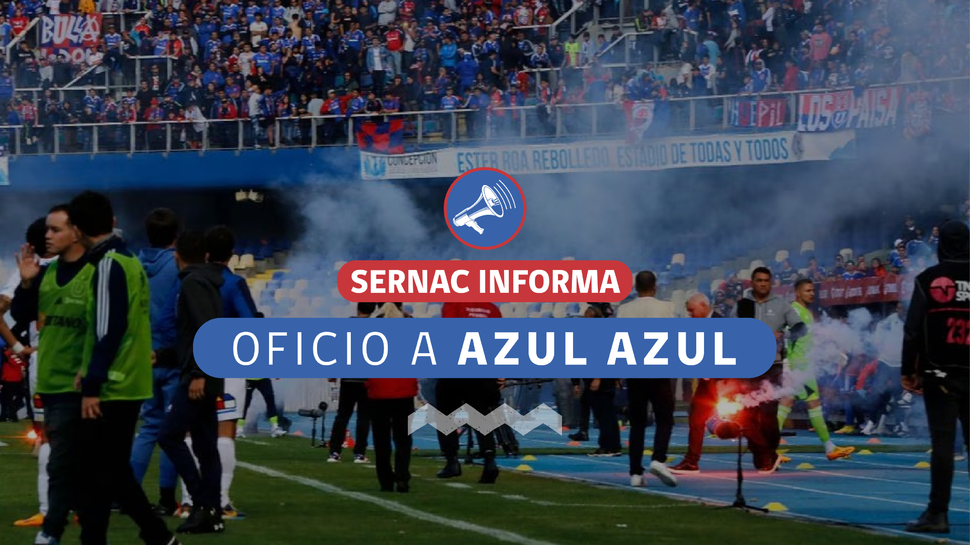 SERNAC oficiará a Azul Azul por suspensión del Clásico Universitario
