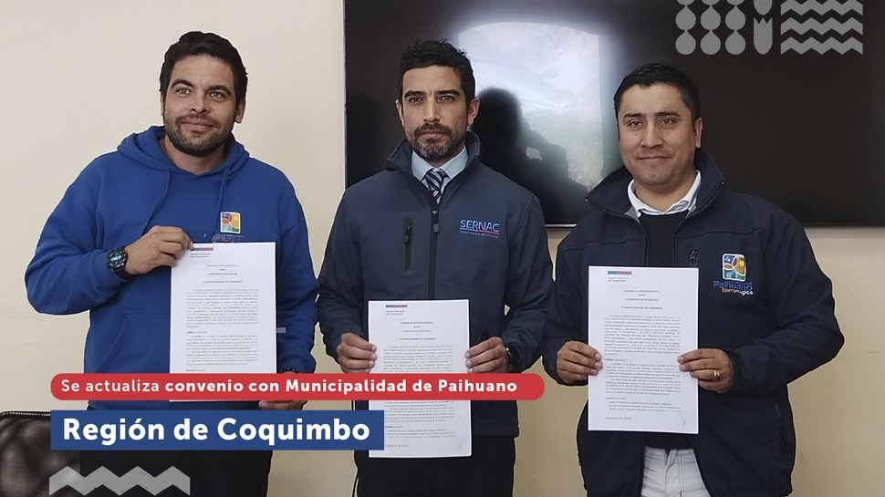 Coquimbo: Se actualiza convenio con Municipalidad de Paihuano para atender consumidores
