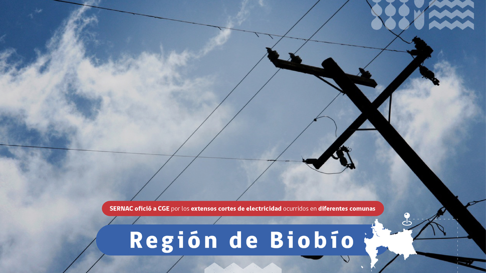 Biobío: Oficio a CGE por reiterados cortes de electricidad en comunas de la región