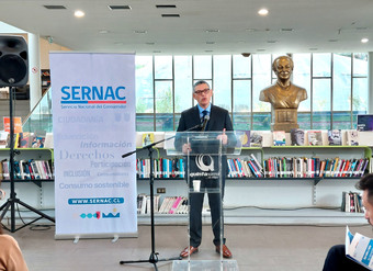 Director Nacional del SERNAC, Andrés Herrera, da cuenta de la Cuenta Pública.