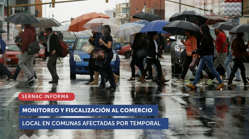 Monitoreo y fiscalización al comercio local en comunas afectadas por la emergencia climática