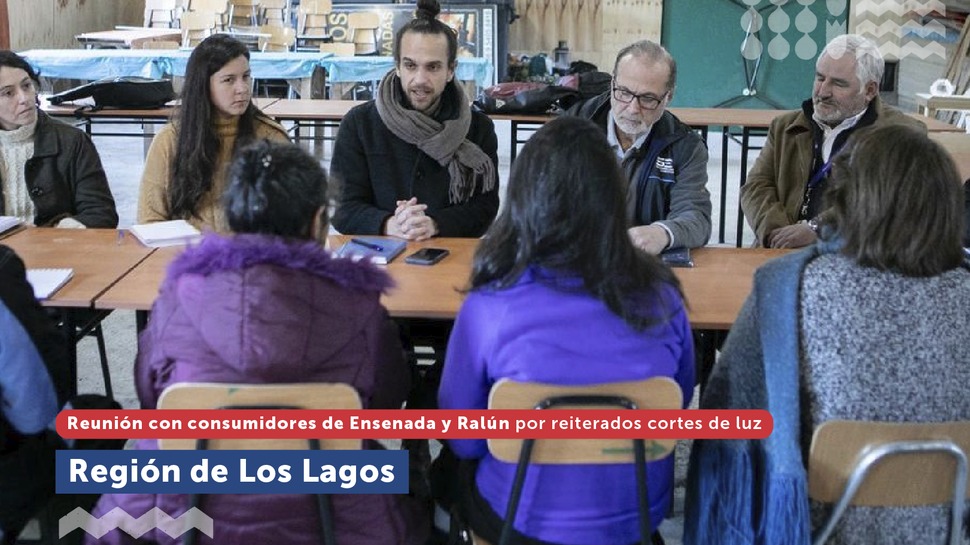 Los Lagos: Reunión con personas afectadas por reiterados cortes de luz en Ralún y Ensenada