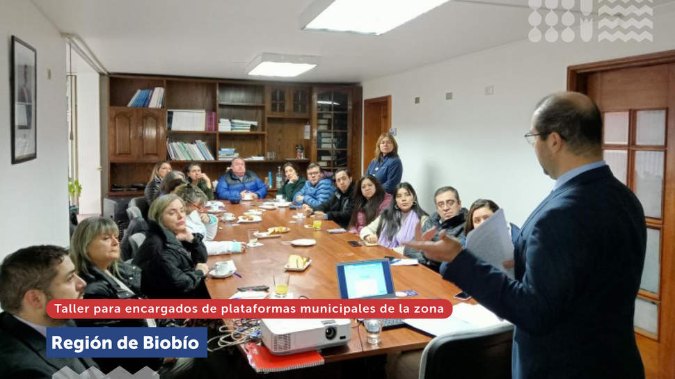 Biobío: Taller para encargados de plataformas municipales de la región