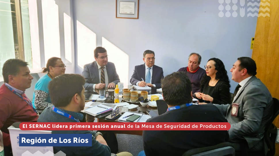 Los Ríos: El SERNAC lidera primera sesión anual de la Mesa Regional de Seguridad