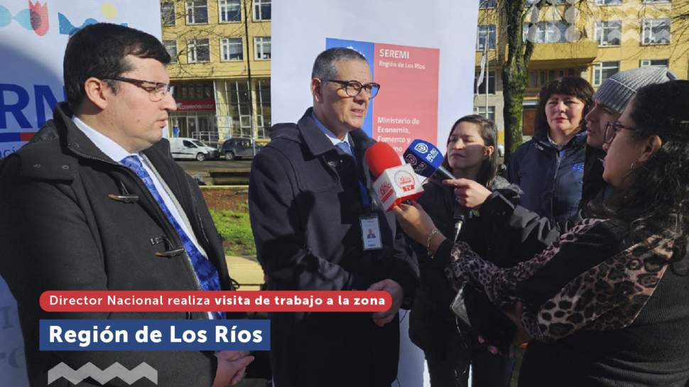 Director Nacional realizó visita de trabajo a la Región de Los Ríos