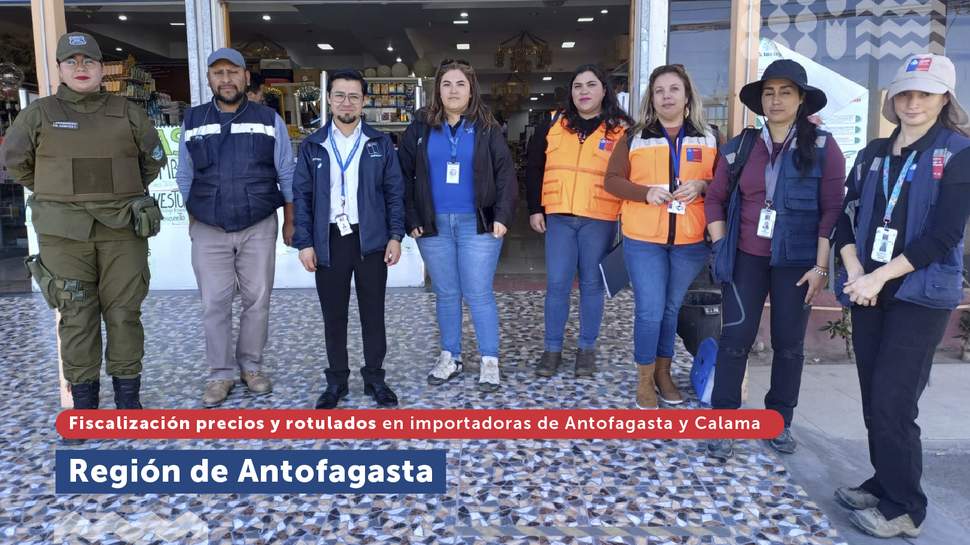 Antofagasta: Fiscalización de precios y rotulados de productos en Antofagasta y Calama