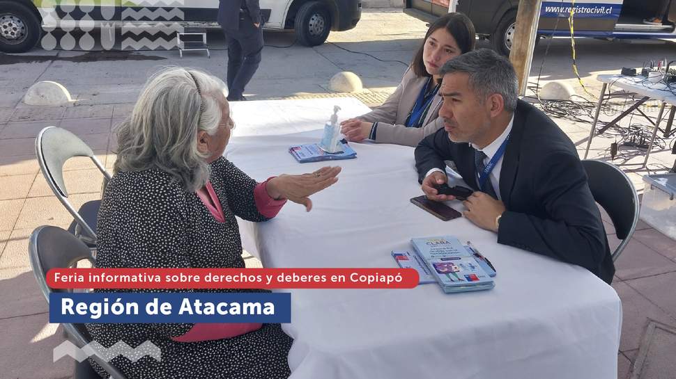 Atacama: Feria informativa sobre derechos y deberes en Villa Estación Paipote de Copiapó