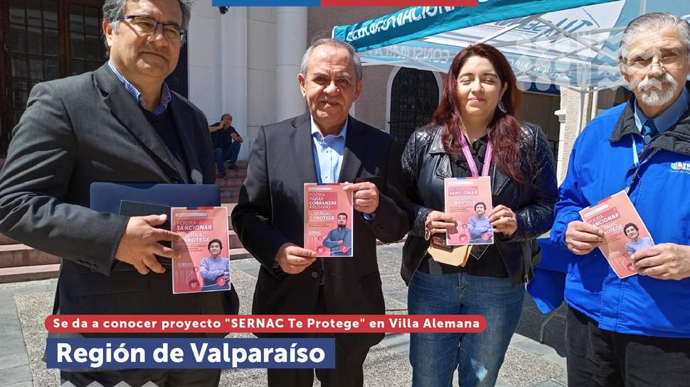 Valparaíso: Actividad de difusión proyecto de ley "SERNAC Te Protege" en Villa Alemana