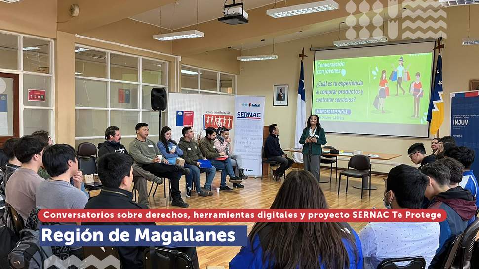 Magallanes: Conversatorio sobre derechos, herramientas digitales y proyecto "SERNAC Te Protege"