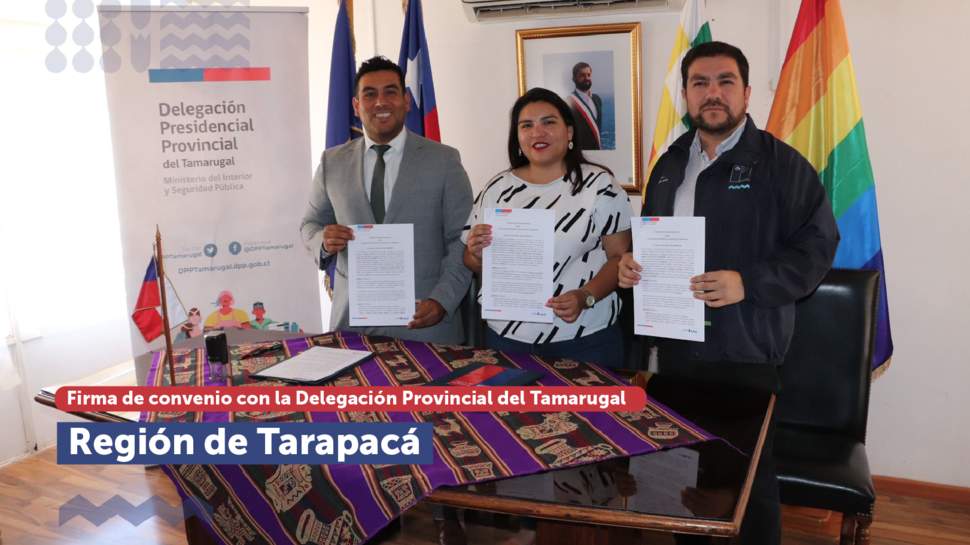 Tarapacá: Se firma convenio con Delegación Provincial del Tamarugal para proteger a las personas consumidoras