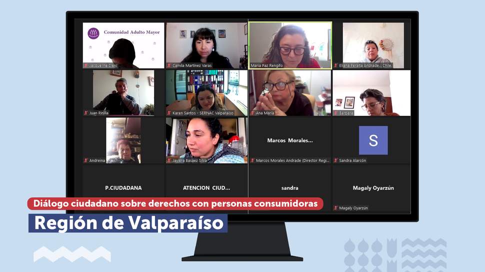 Valparaíso: Diálogo ciudadano sobre "Drechos y reflexiones de las personas consumidoras"