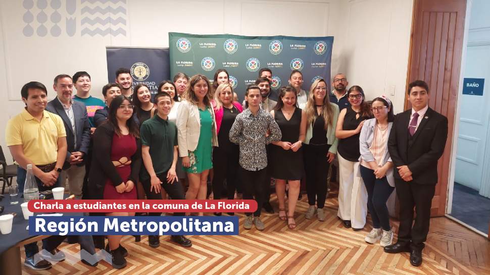 Metropolitana: Charla a estudiantes en la comuna de La Florida