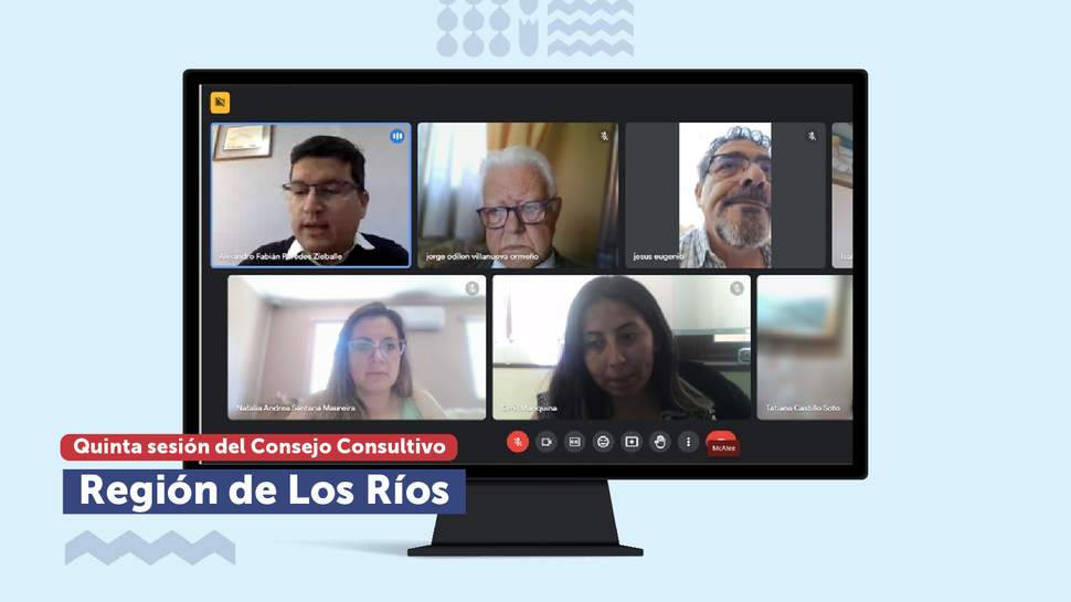 Los Ríos: Quinta sesión del Consejo Consultivo Regional
