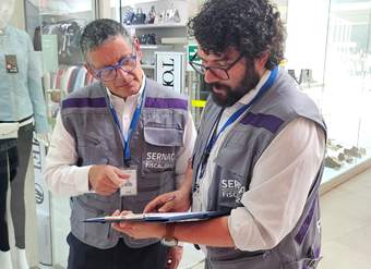 Director Nacional de SERNAC, Andrés Herrera, fiscalizando en Mall Barrio Independencia