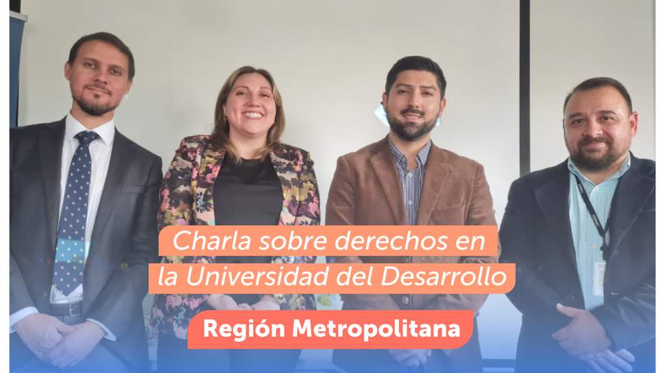 Metropolitana: Charla sobre los derechos de las personas a estudiantes de la Universidad del Desarrollo
