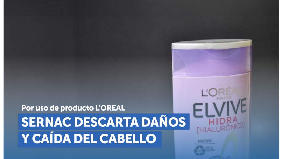SERNAC descarta correlación entre Elvive Hidra Hialurónico y caída del cabello SERNAC descarta correlación entre Elvive Hidra Hialurónico y caída del cabello