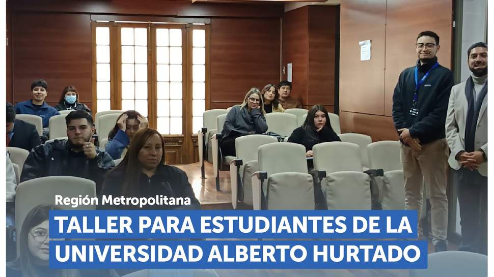 Metropolitana: Taller sobre acciones de protección para los consumidores en Universidad Alberto Hurtado
