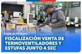 O'Higgins: SERNAC y SEC fiscalizan la venta de termoventiladores y estufas O'Higgins: SERNAC y SEC fiscalizan la venta de termoventiladores y estufas