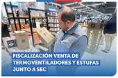 Maule: SERNAC y SEC fiscalizan la venta de termoventiladores y estufas Maule: SERNAC y SEC fiscalizan la venta de termoventiladores y estufas