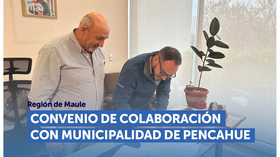 Maule: SERNAC y Municipalidad de Pencahue firman convenio para brindar mayor protección a vecinos y vecinas Maule: SERNAC y Municipalidad de Pencahue firman convenio para brindar mayor protección a vecinos y vecinas