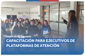La Araucanía: Jornada de capacitación para ejecutivos de plataformas de atención La Araucanía: Jornada de capacitación para ejecutivos de plataformas de atención