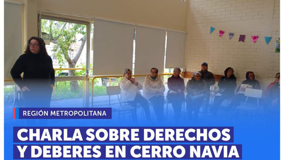 Metropolitana: Charla sobre derechos y deberes en el consumo en Cerro Navia Metropolitana: Charla sobre derechos y deberes en el consumo en Cerro Navia